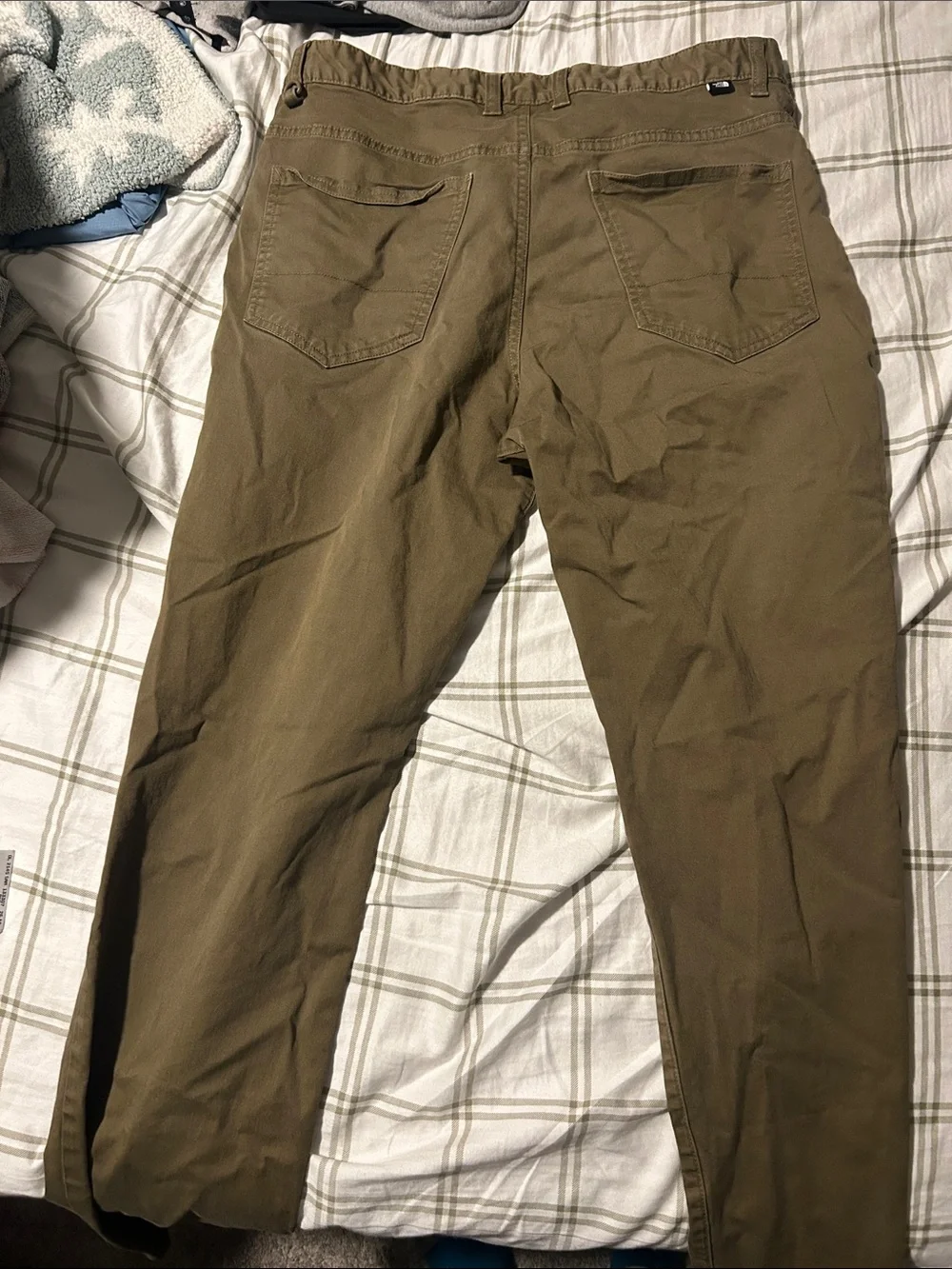Olive green the north face pants